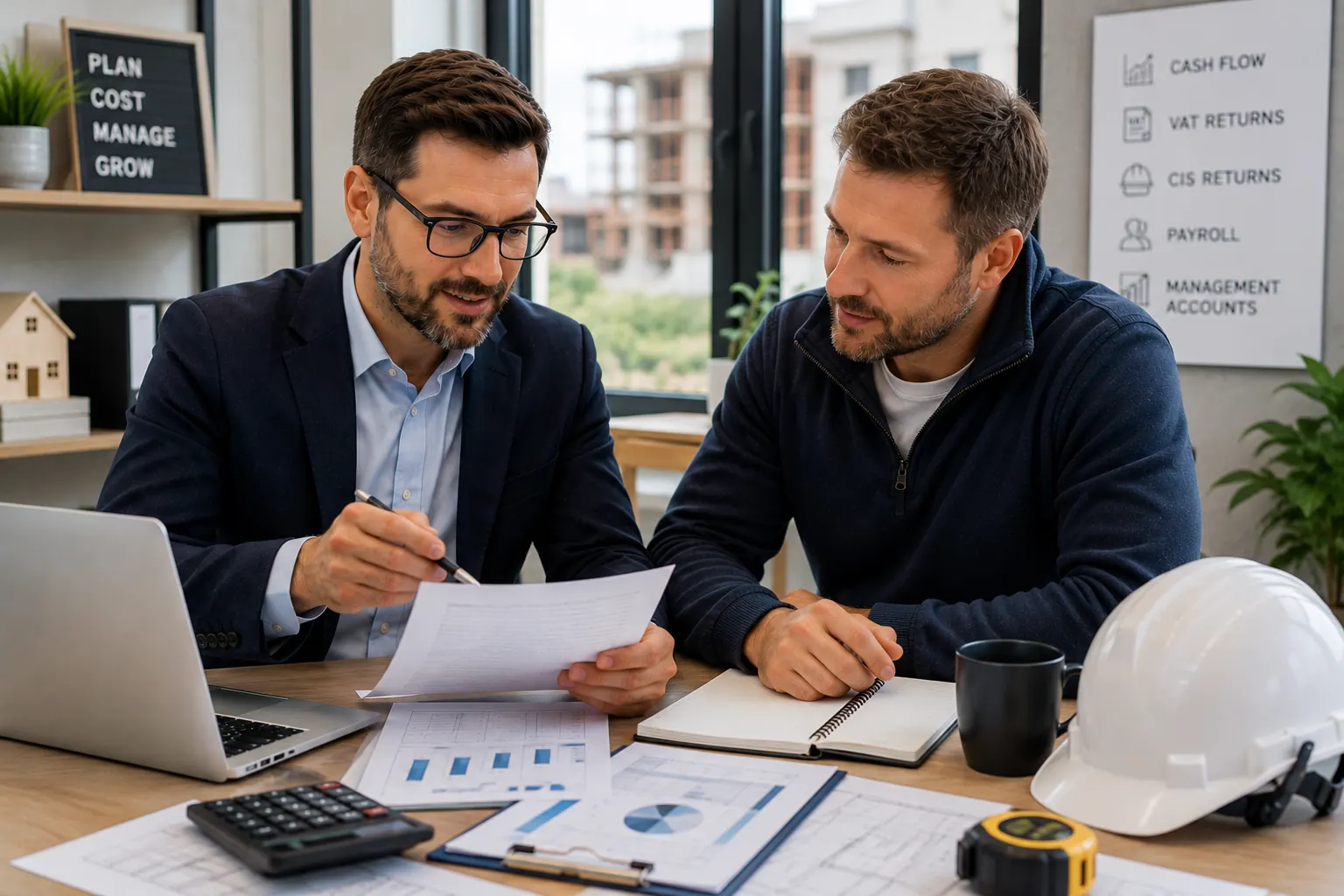 Accountant for builders