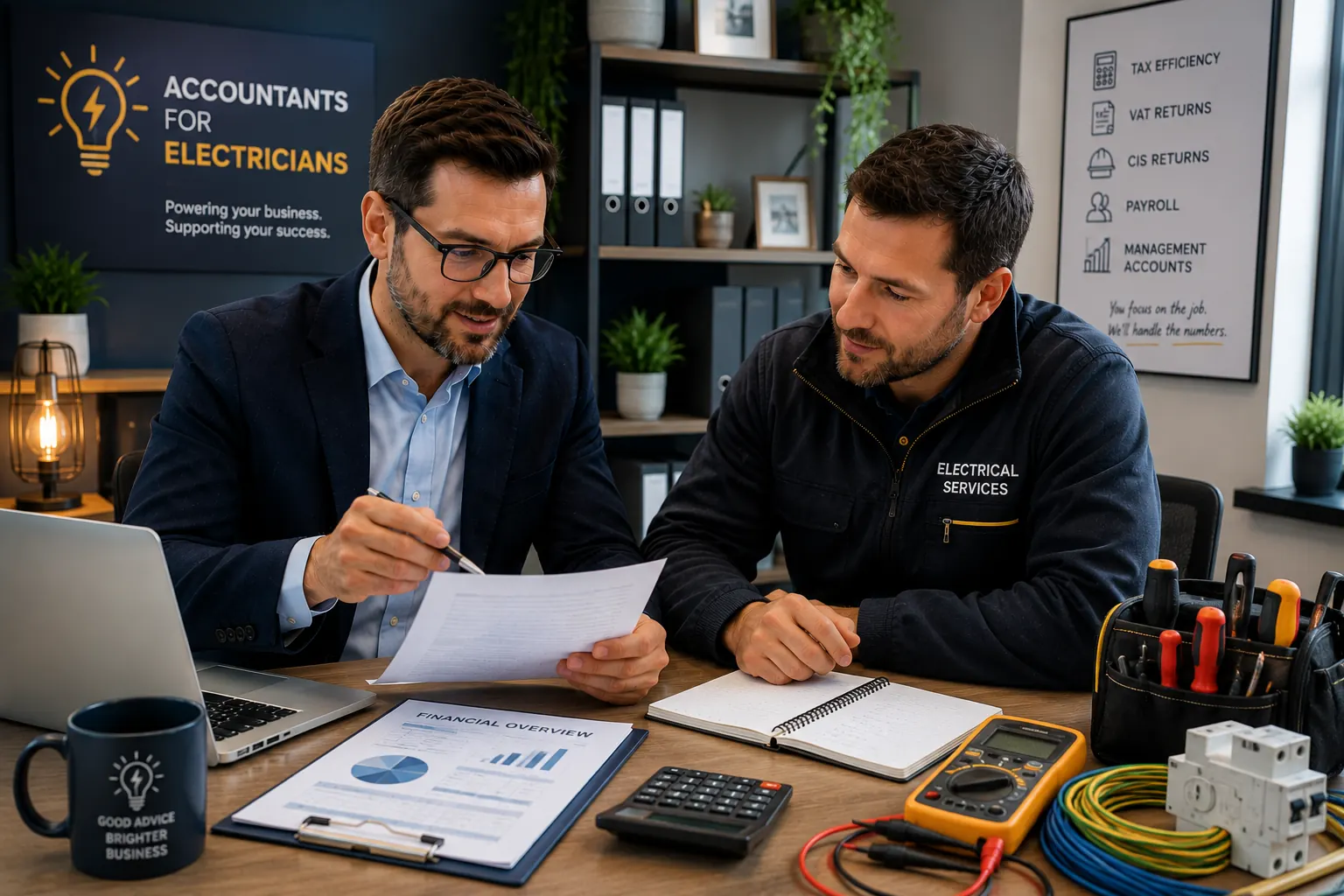 Accountant for electricians