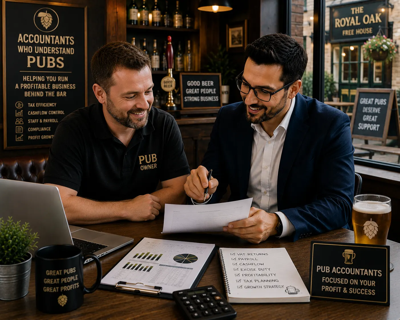 Accountant for pubs