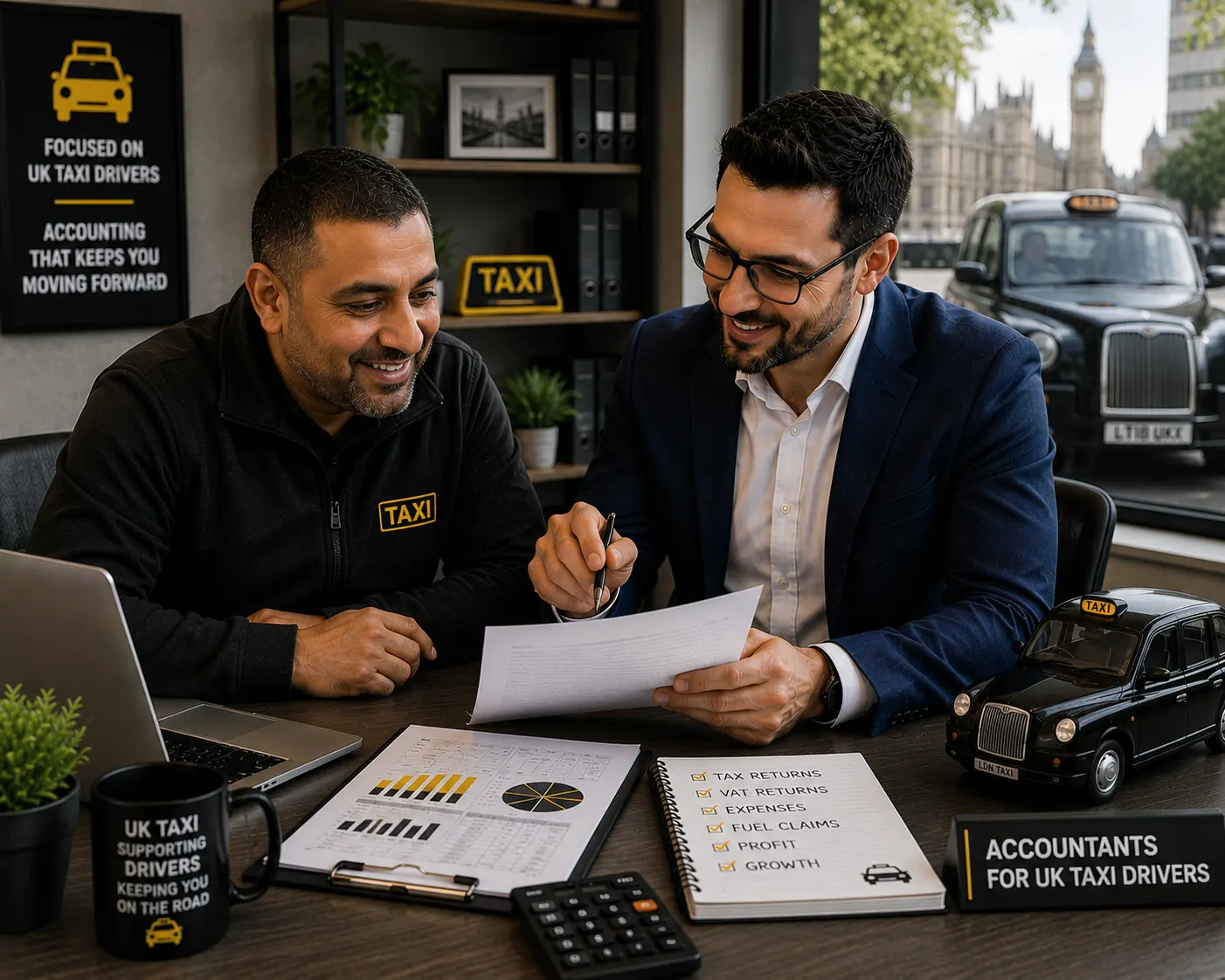 Accountant for taxi drivers