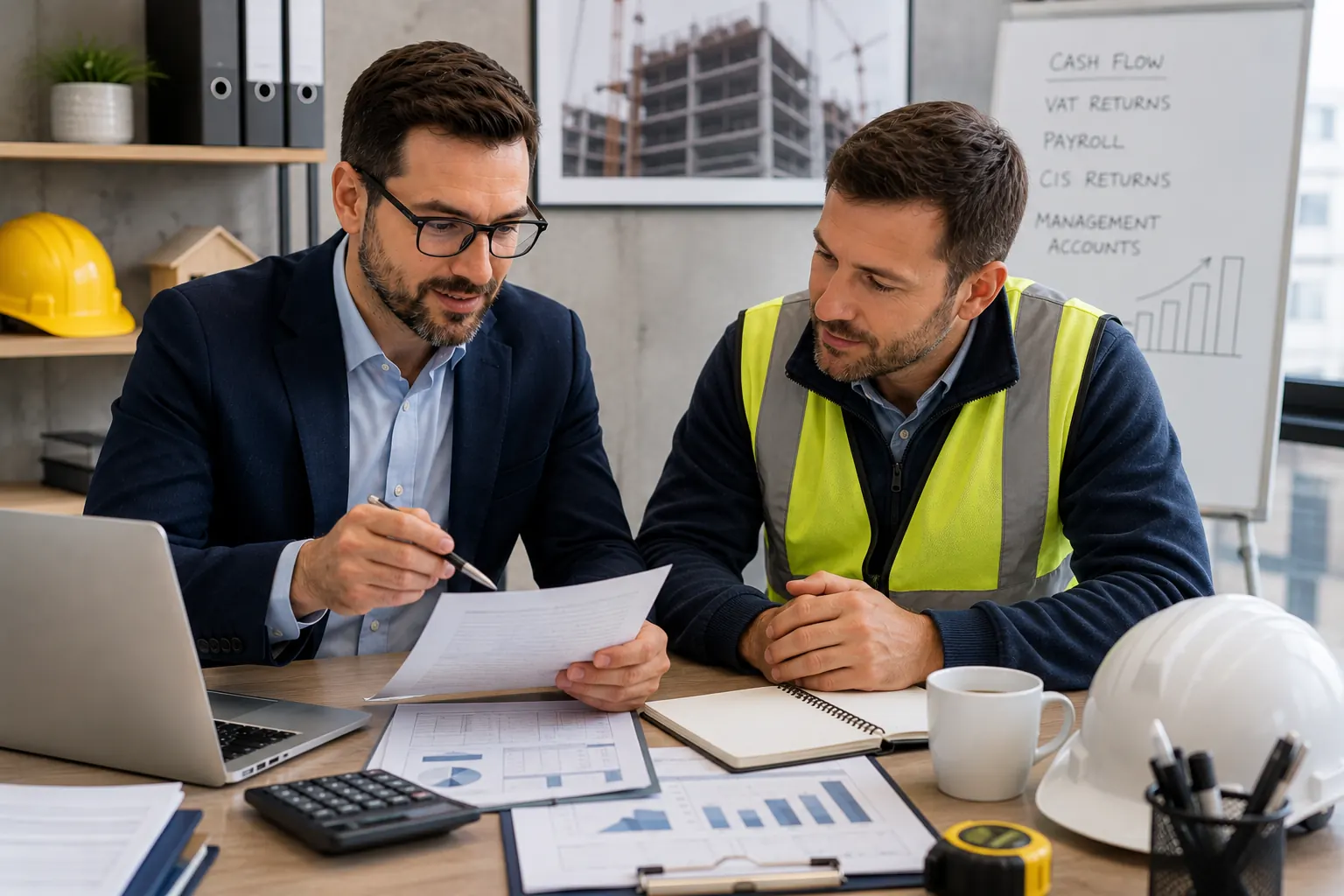 Construction accountants